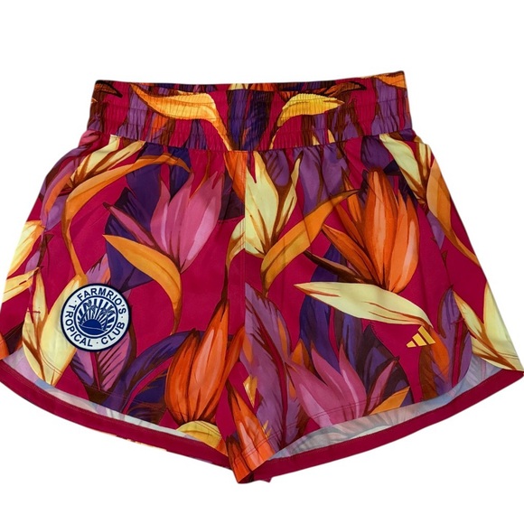 💕ADIDAS x FARM RIO💕 Pacer Shorts Medium M NWT - Picture 11 of 11